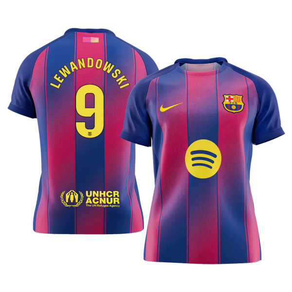 LEWANDOWSKI #9 Барселона Домакинска Тениска 2025/26