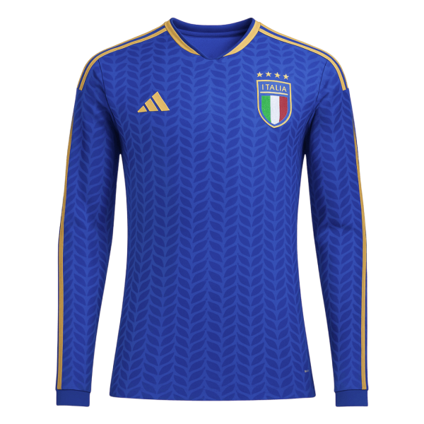 Италия Домакинска тениска с дълъг ръкав - Световно 2026