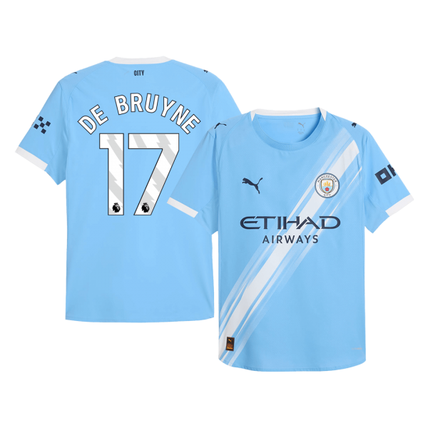 DE BRUYNE #17 Манчестър Сити Домакинска Тениска 2025/26 Authentic