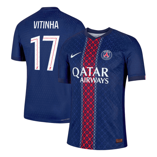 VITINHA #17 Пари Сен Жермен Домакинска Тениска 2025/26 Authentic