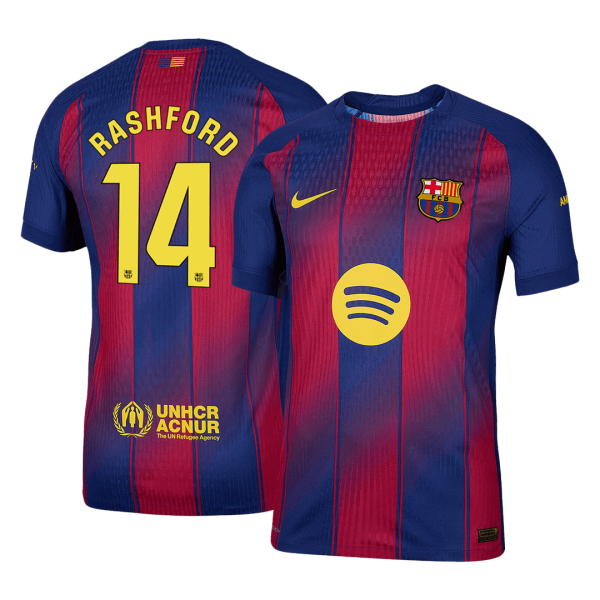 RASHFORD #14 Барселона Домакинска Тениска 2025/26 Authentic