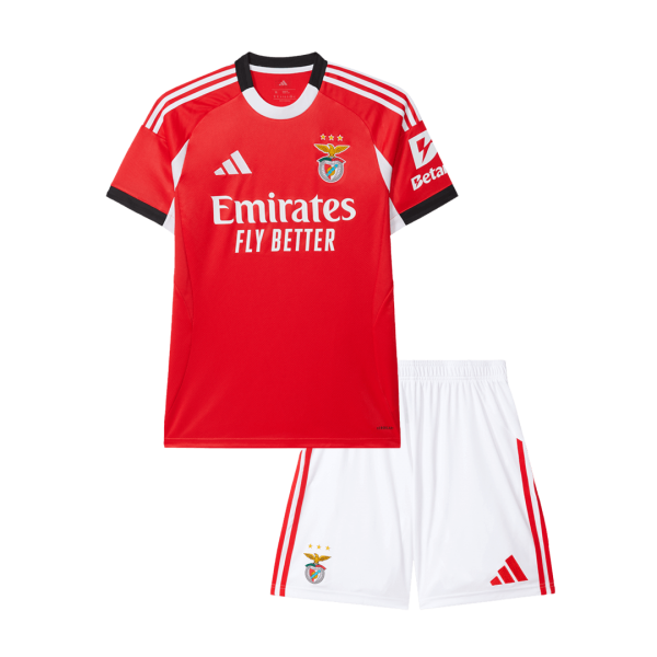 Benfica Домакинска Футболен екип 2025/26 Детско