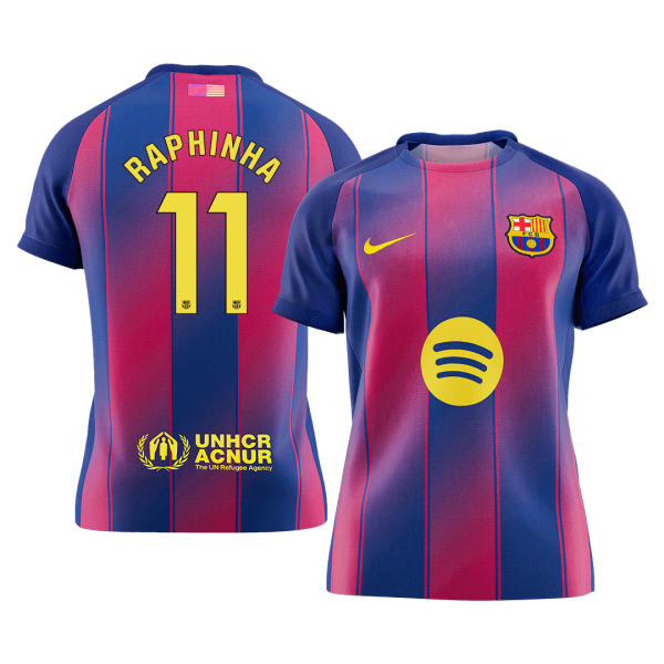RAPHINHA #11 Барселона Домакинска Тениска 2025/26